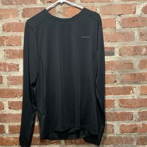 Patagonia Men's Long-Sleeve Performance Crew - Black